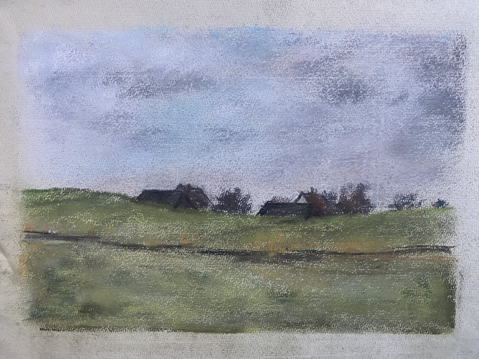 Franz Ehmke 1928-2018 GDR Painter° Brandenburg Reiterhof At Schönfließ Belt