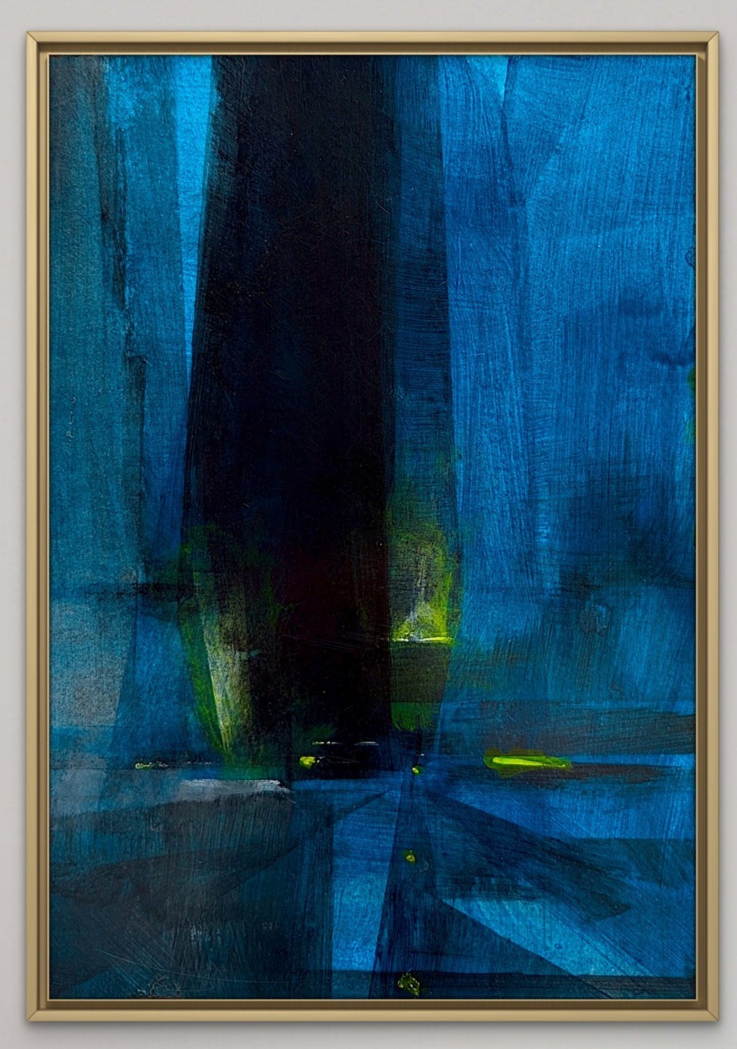 Original Art. Acrylic Painting on 8.25 x 12 inch Art Paper. ‘The City’