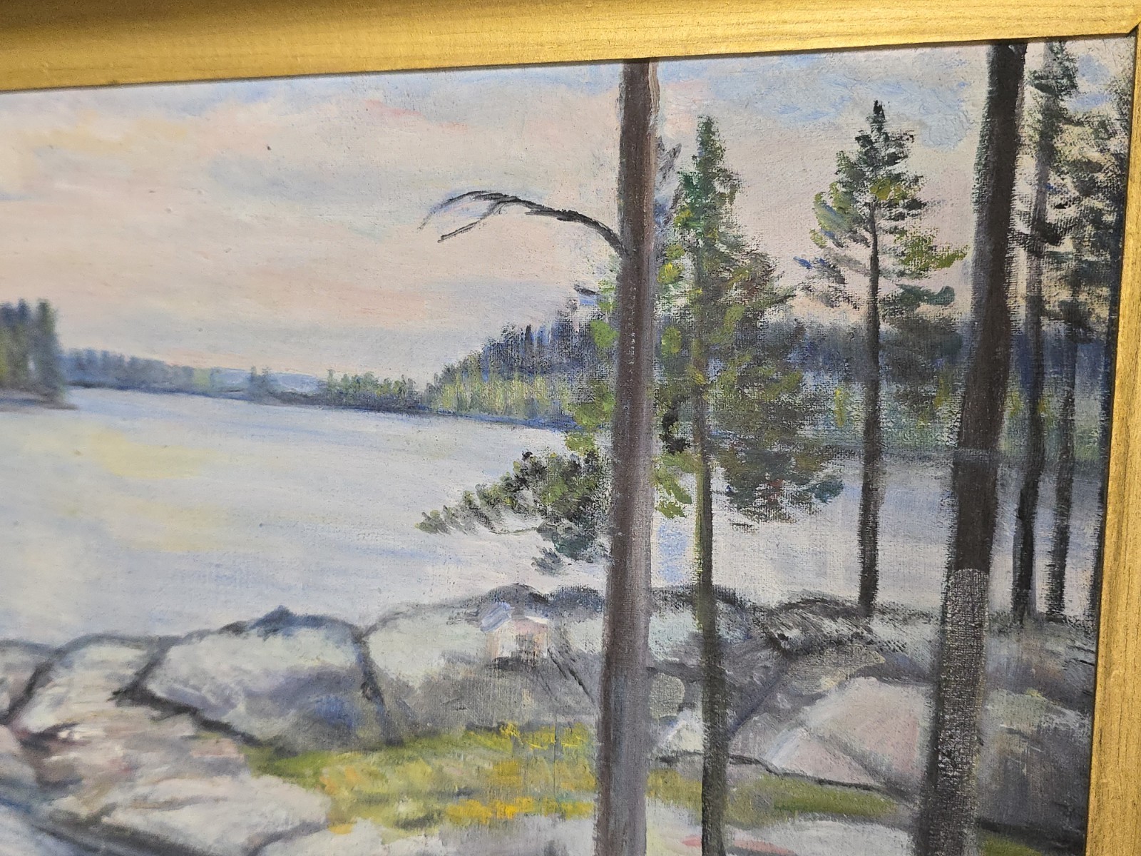 Oil Painting on Canvas, Signed