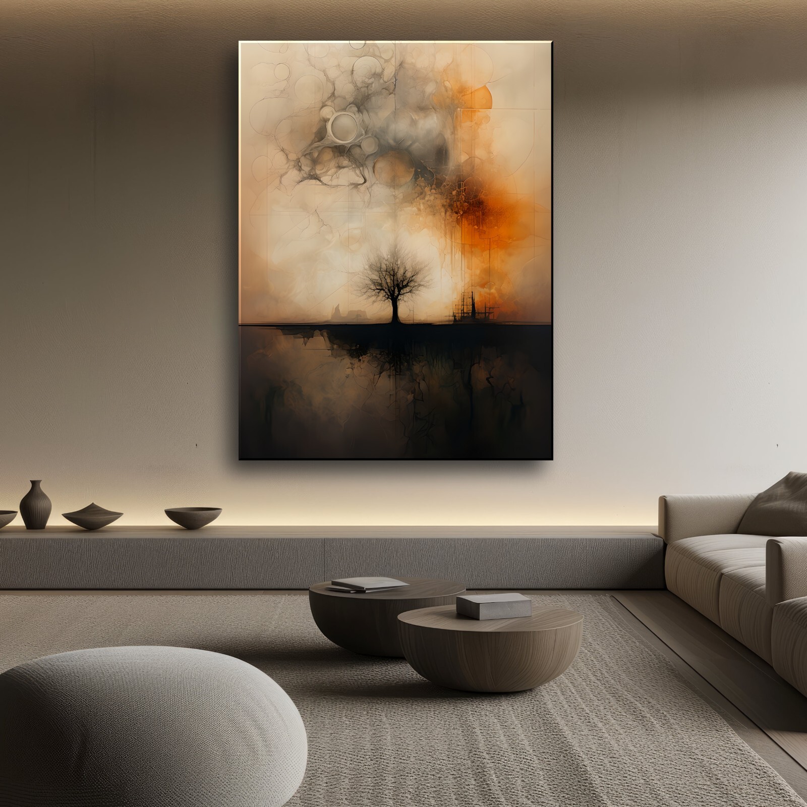 ABSTRACT PAINTING Modern CANVAS WALL ART Direct from Artist, Large US ELOISExxx