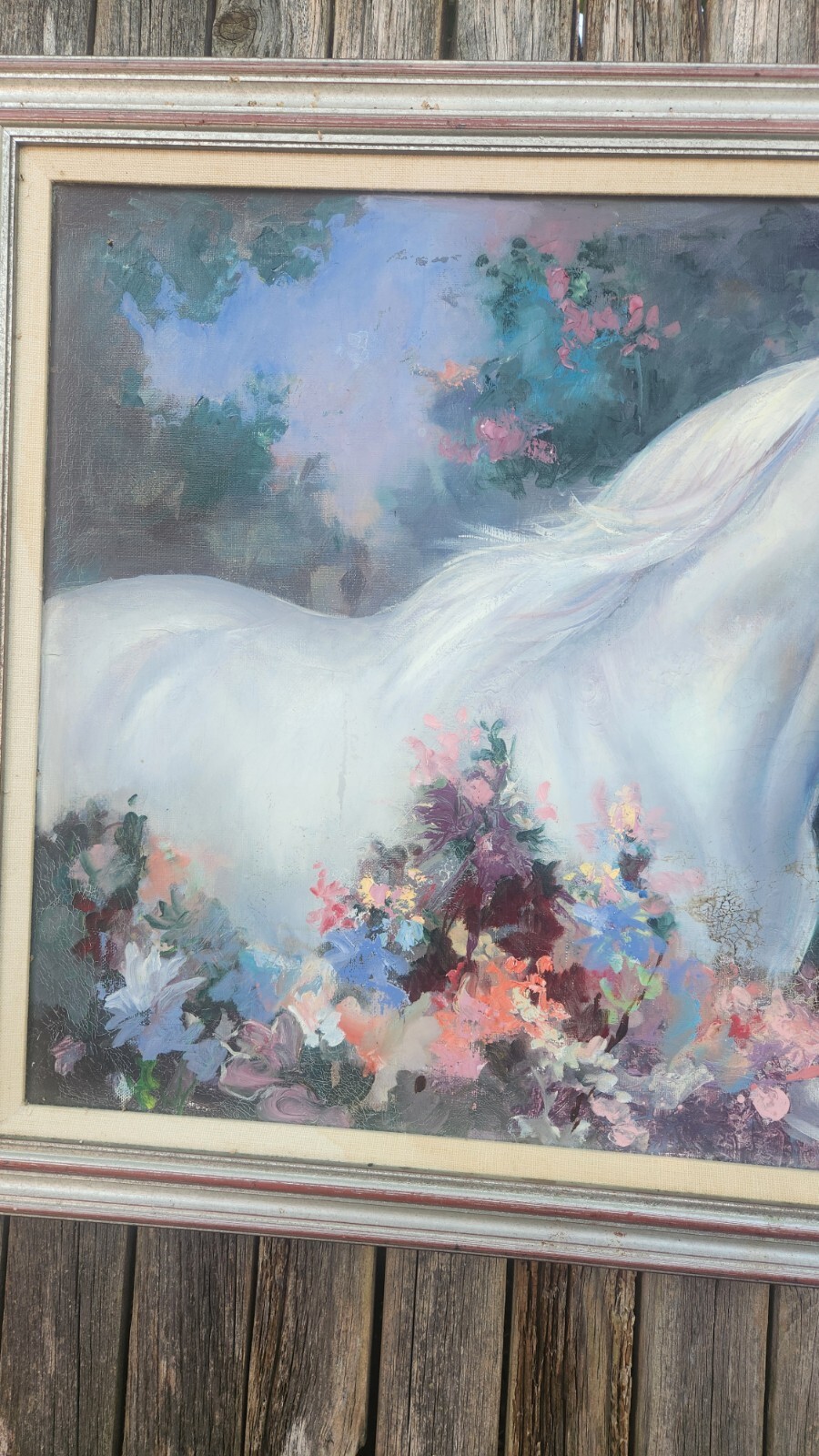18×24 Marilyn Todd-Daniels Quarter Horse Equestrian Original Oil Framed Canvas