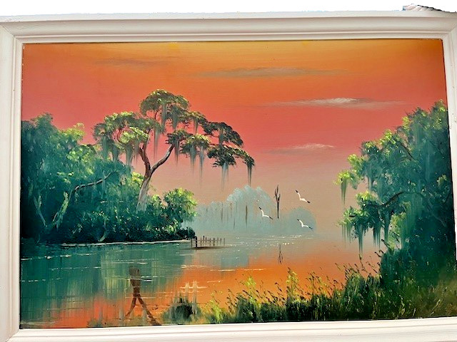 FLORIDA HIGHWAYMEN AL BLACK ON UPSON BOARD 1978