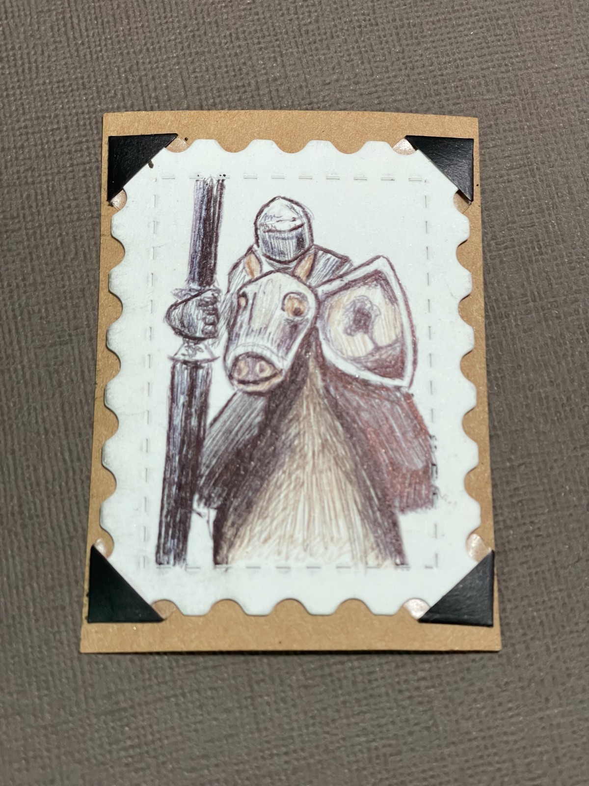 ACEO Knight Pen Art By Msabbyabs