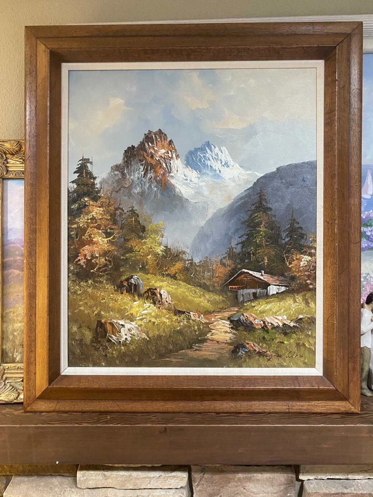 Eugene Wood original oil painting. Estate Sale.