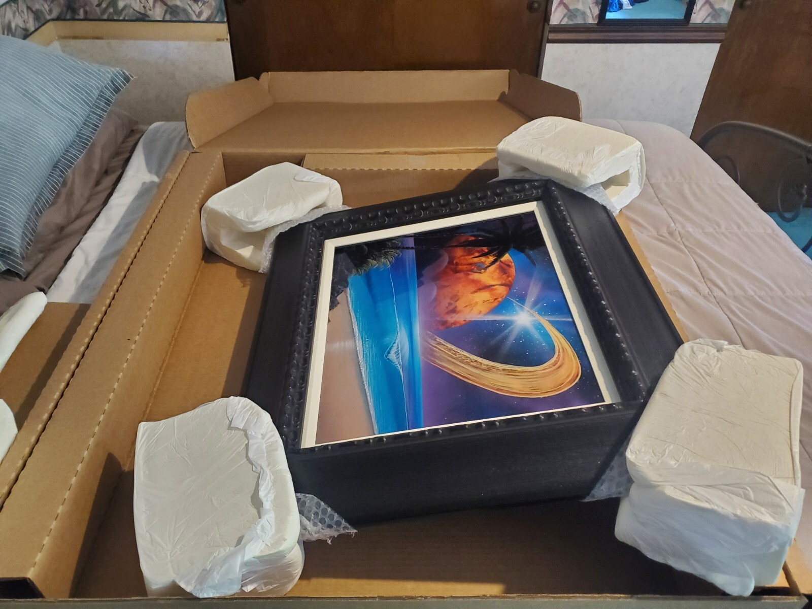 Chris Sebo Dye Sublimation on Aluminum (Dance of the Spheres) #81/99 Stunning!!