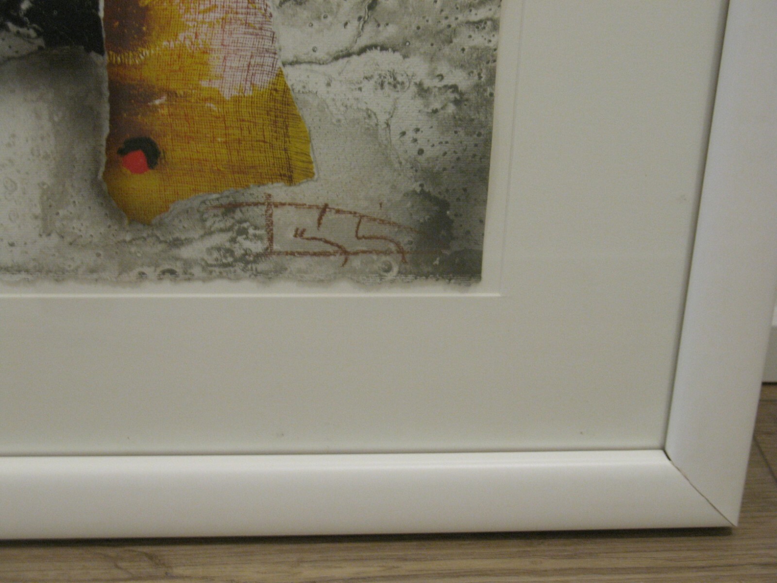 ORIGINAL 1986 Laszlo Dus Mixed Media Painting; Framed, Matted, Signed, COA