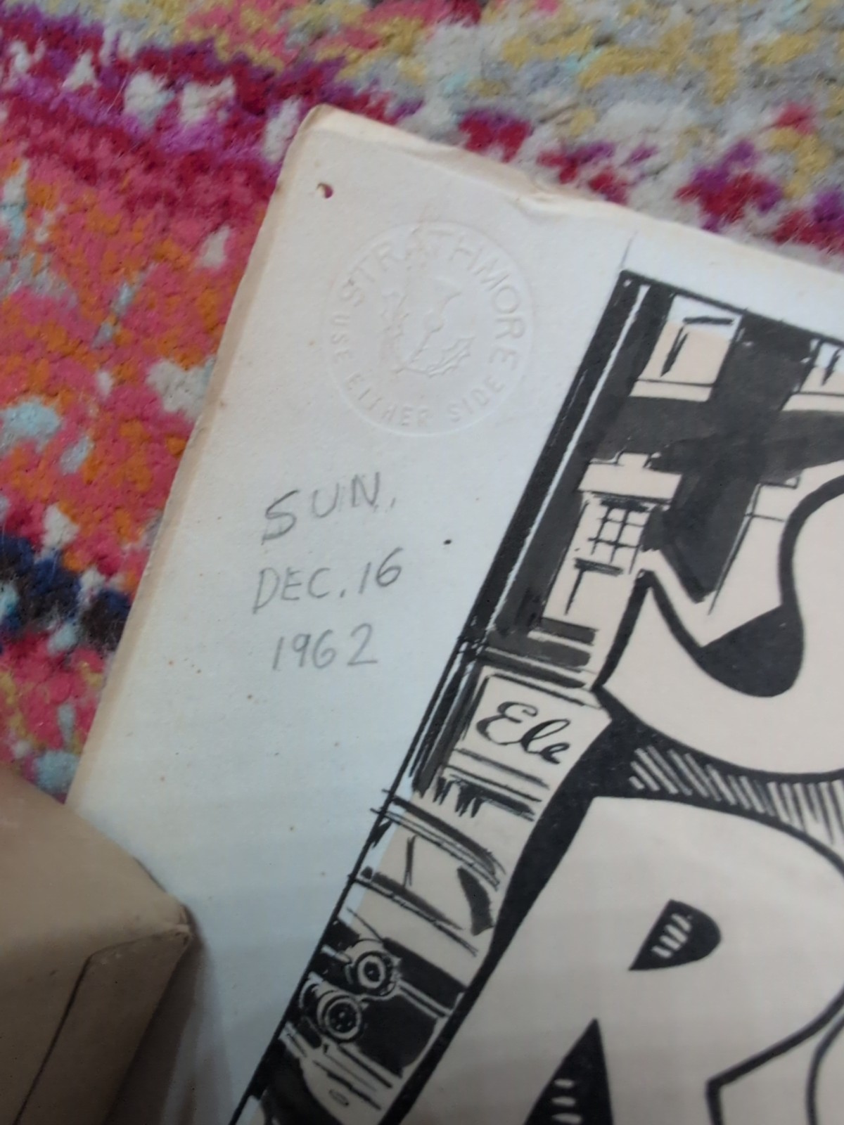Original William Overgard STEVE ROPER & MIKE NOMAD Sunday Comics 12/16/1962