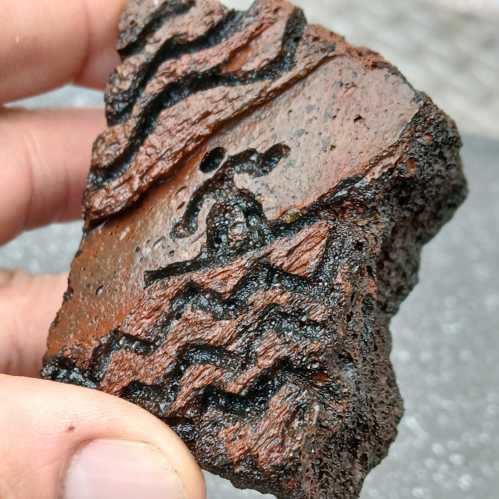 Hawaii Petroglyph Art Hawaiian Surfer Hieroglyph Lava Rock Stone Tiki Carving