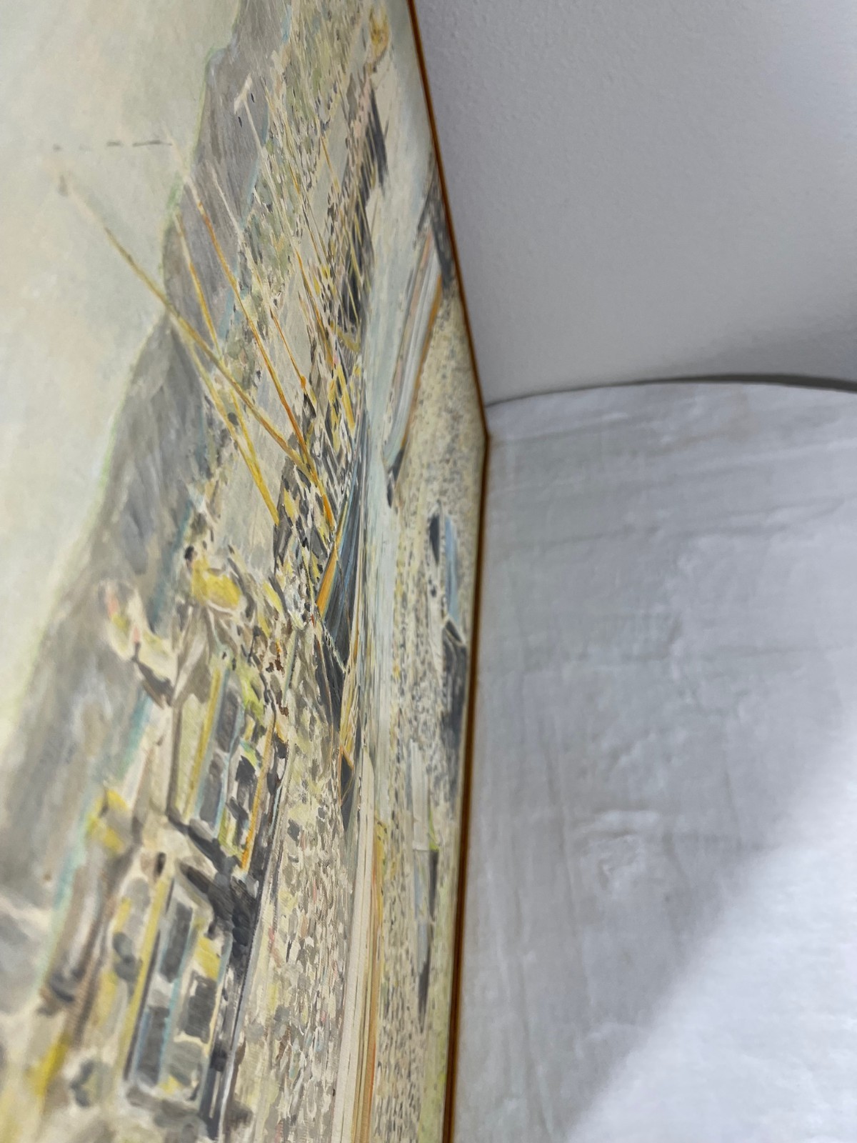 Original paintings by Isabelle Mac-Waiting, wife of sculptor Rodger Mac. Mid-20t