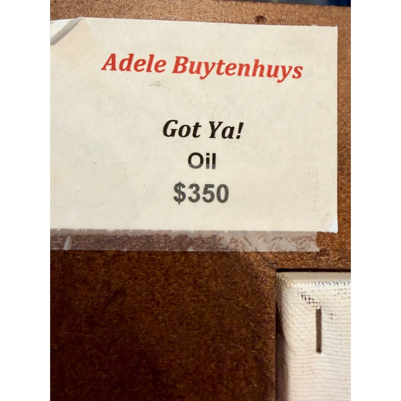 Adele Buytenhuys Original Oil Painting Bear Catching Salmon NC Sandhills Artist