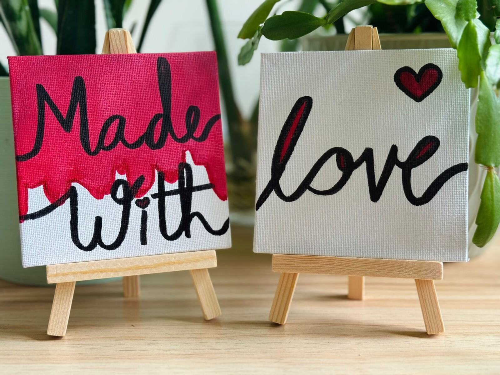 Handmade Mini Canvas Paintings – Inspirational and Decorative Art