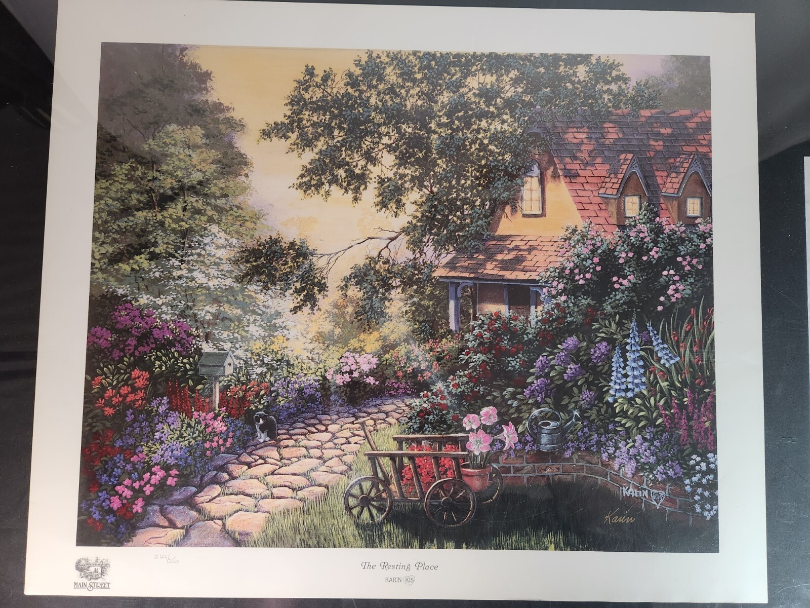 KARIN KIS Art Print Litho «The Resting Place» LTD Signed & #221/250 With COA