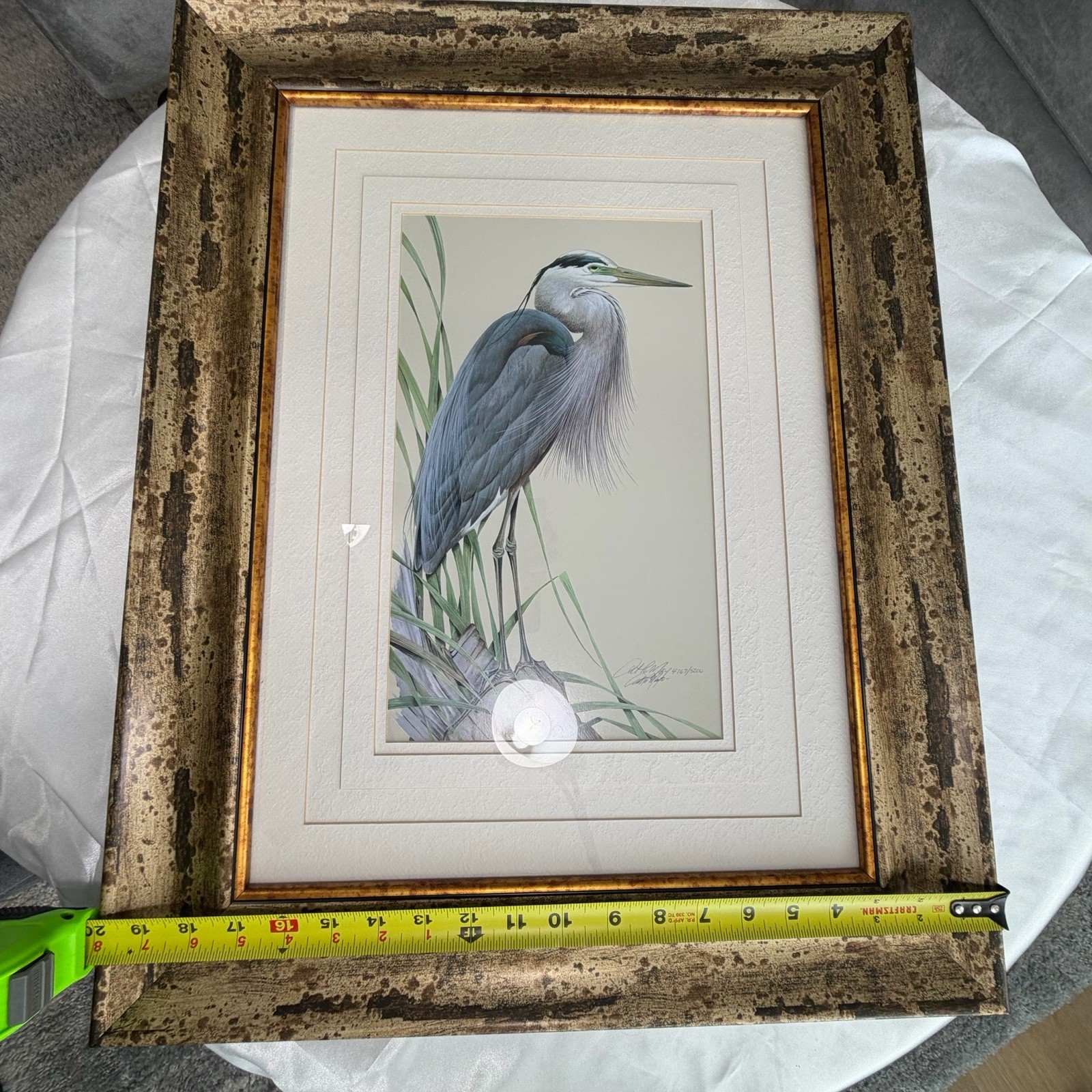 Collection art Signed print entitled GREAT BLUE HERONS by artist ART LaMay