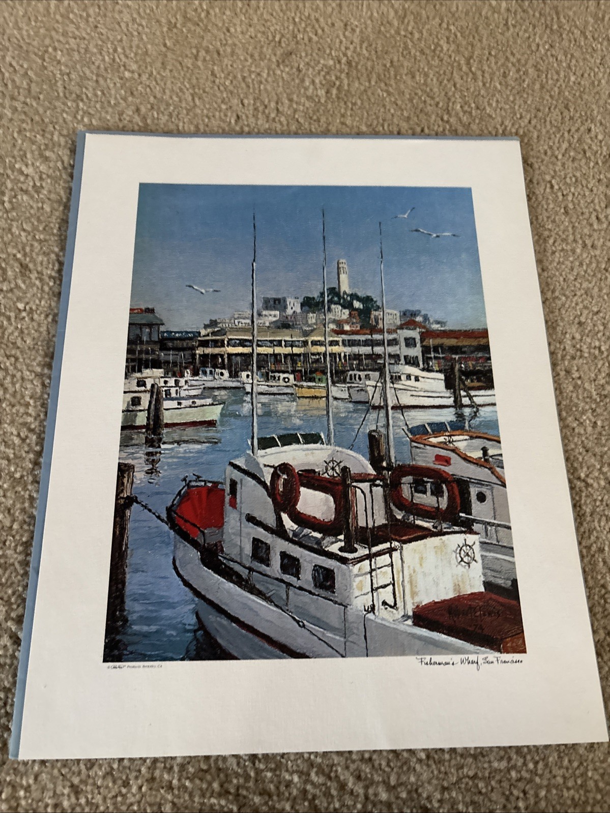 Original Oil Lithographs San Francisco