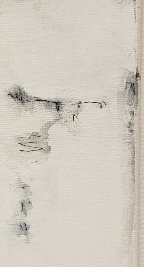 No.975 Original Abstract Modern Minimal Urban Industrial Painting By K.A.Davis