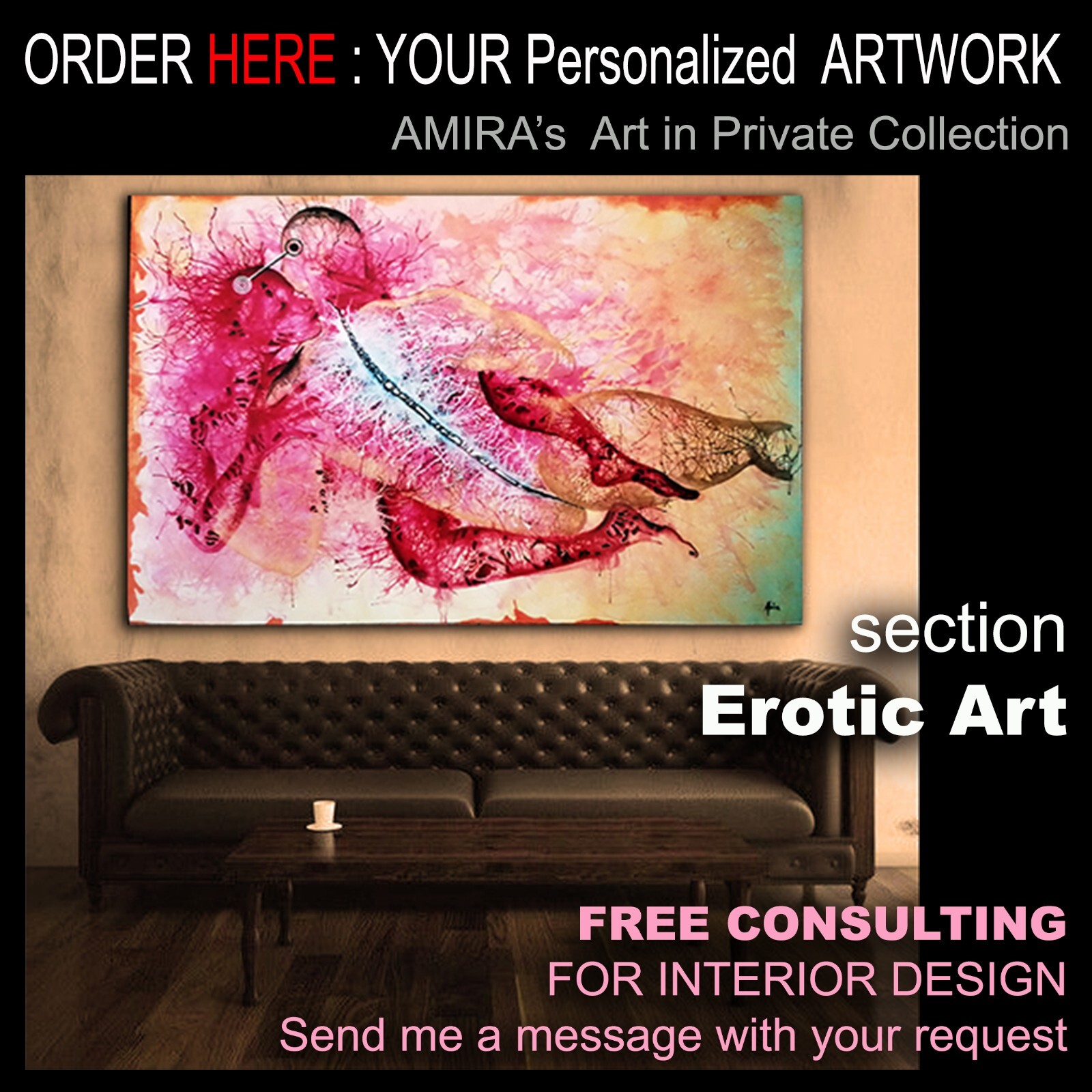 contemporary art painting vampire self portrait dracula by amira di transilvania