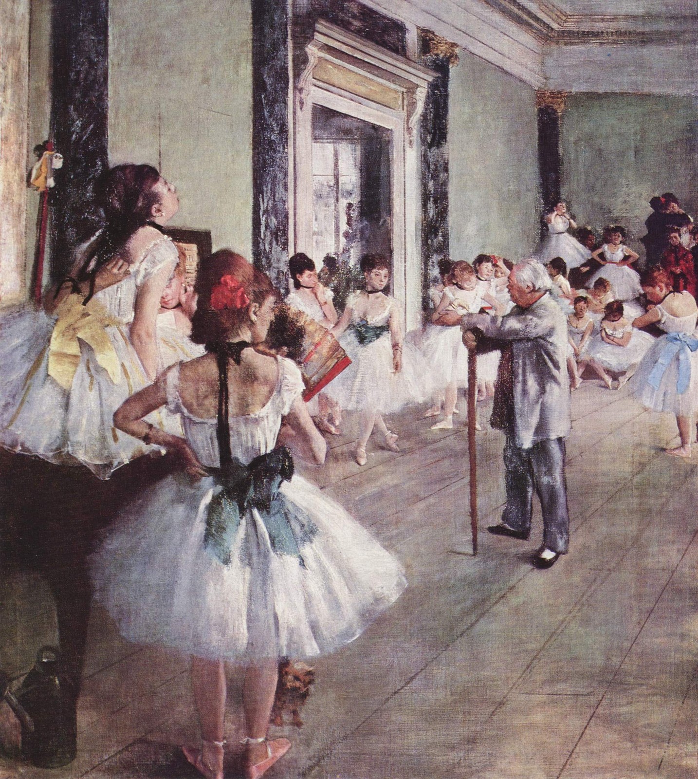 Art Print The Dance Class by gar Degas Giclee Fine oil painting printed