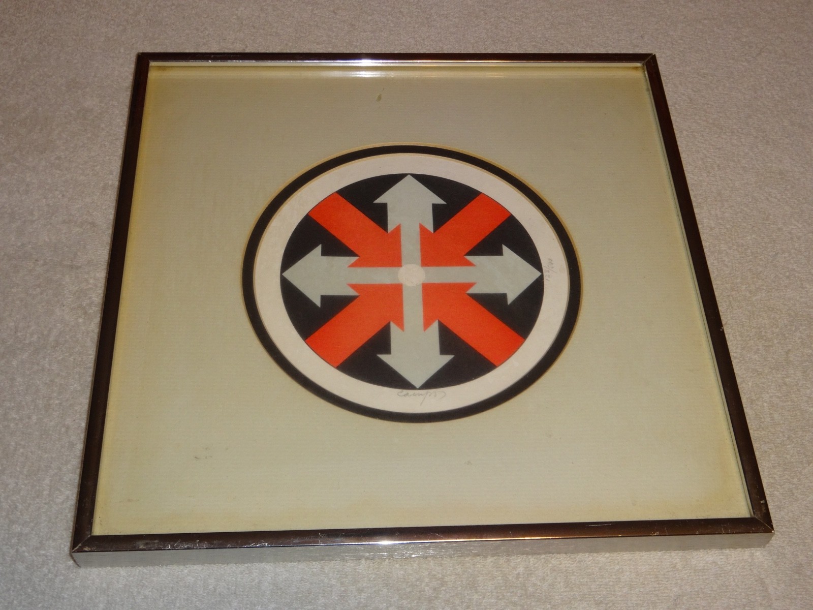 Abstract Limited Edition Art Print By Pablo Campos DIRECTIONALS SIGNED #128/500!