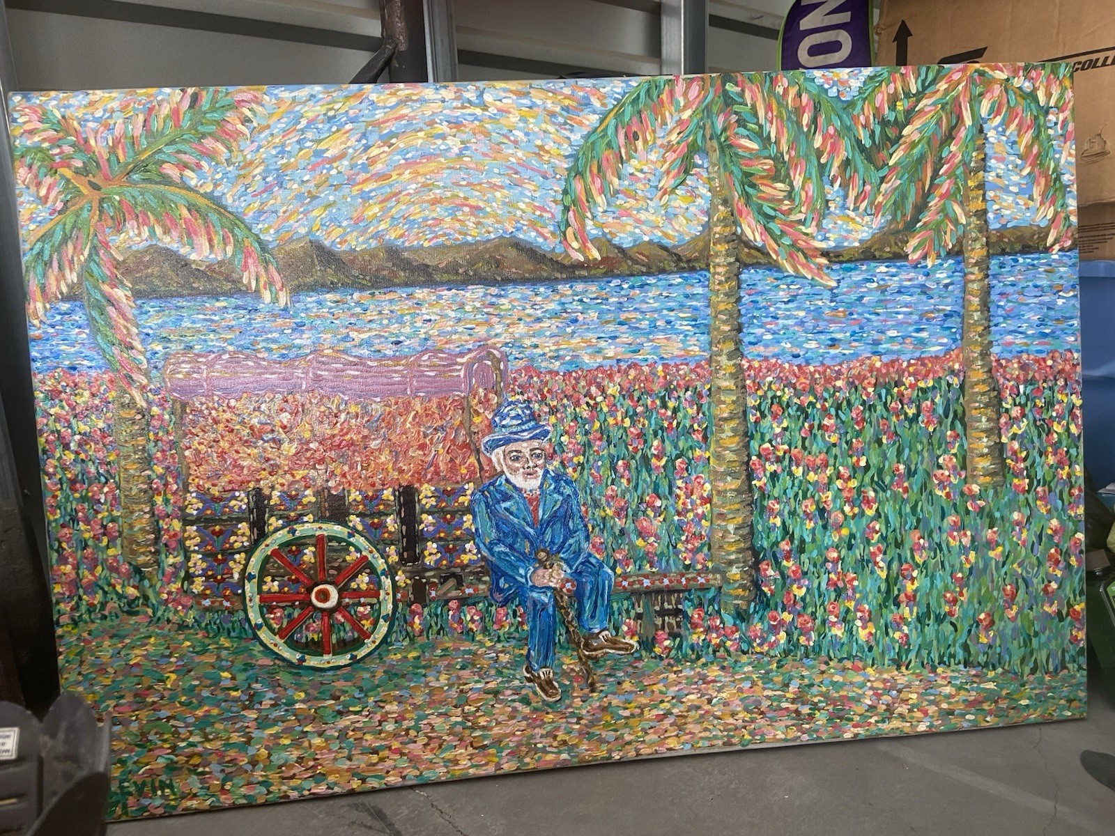 Neo Impressionist, Pointillist Boho wall art