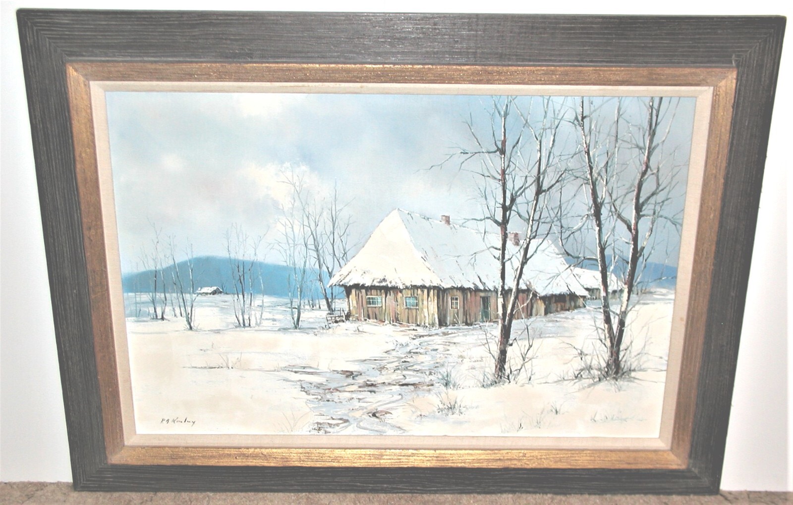 Pawel Kontny Winter Landscape of Lander Wyoming