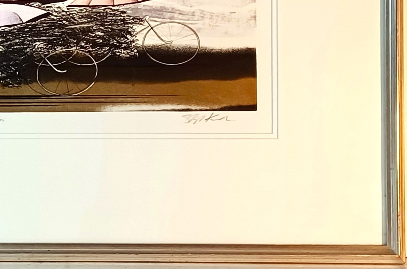LISTED SHIGEKI KURODA SIGNED ORIGINAL LE DRYPOINT ETCHING «TIME NAVIGATOR»