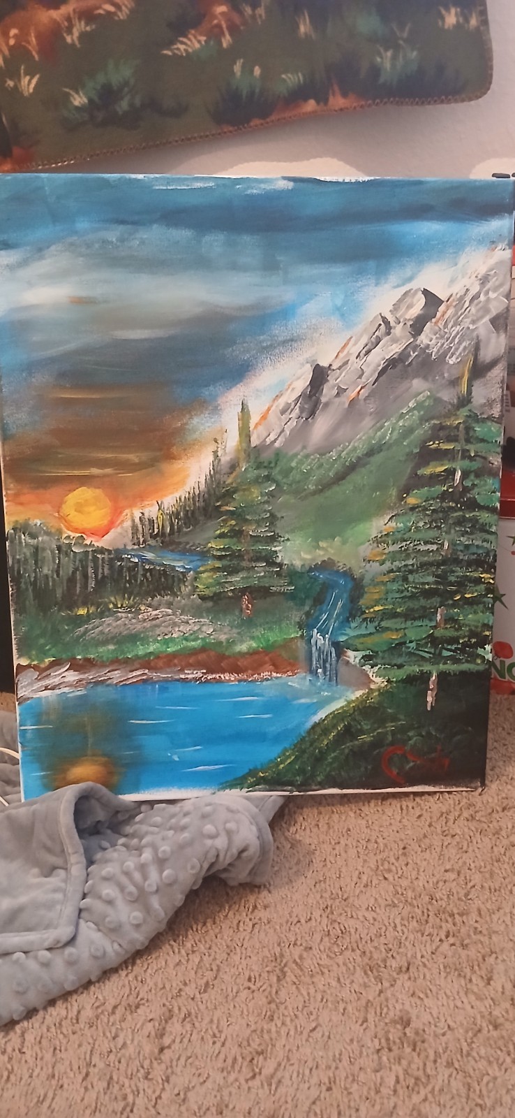 painting made by me not vintage just a simple art piece