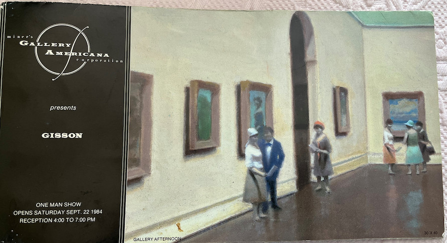 FABULOUS SIGNED ANDRE GISSON POST IMPRESSIONIST LANDSCAPE Museum Frame