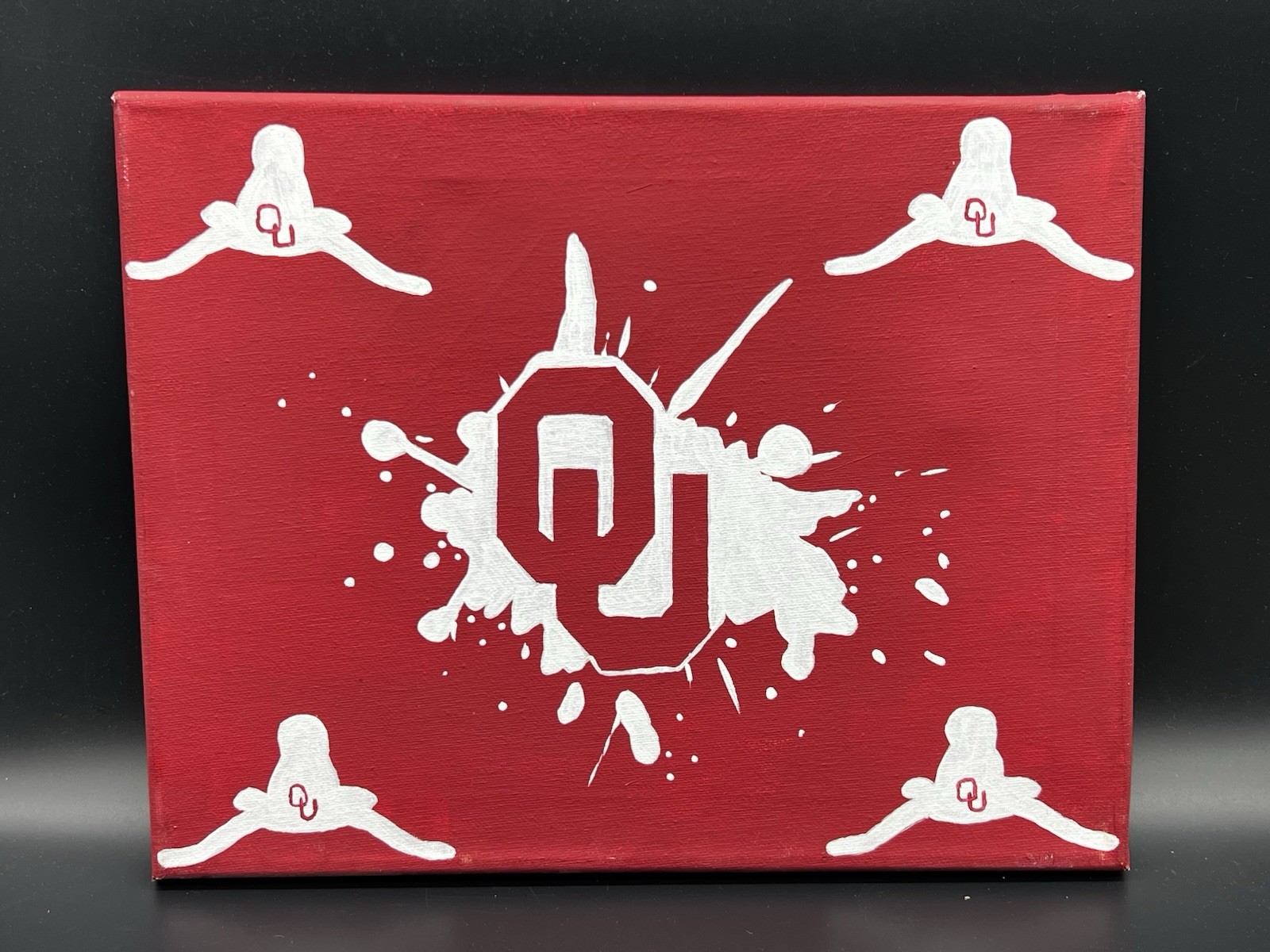 Custom Oklahoma Sooners Oil Painting 11×14