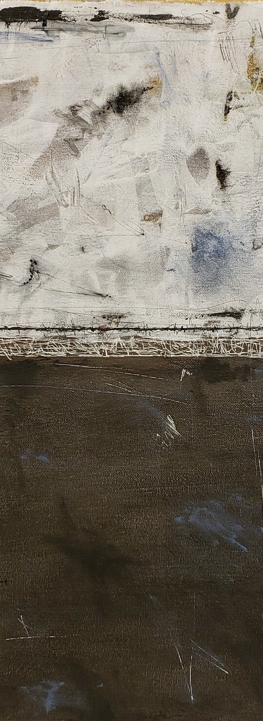 No.439 Original Abstract Modern Minimal Urban Textured Painting By K.A.Davis