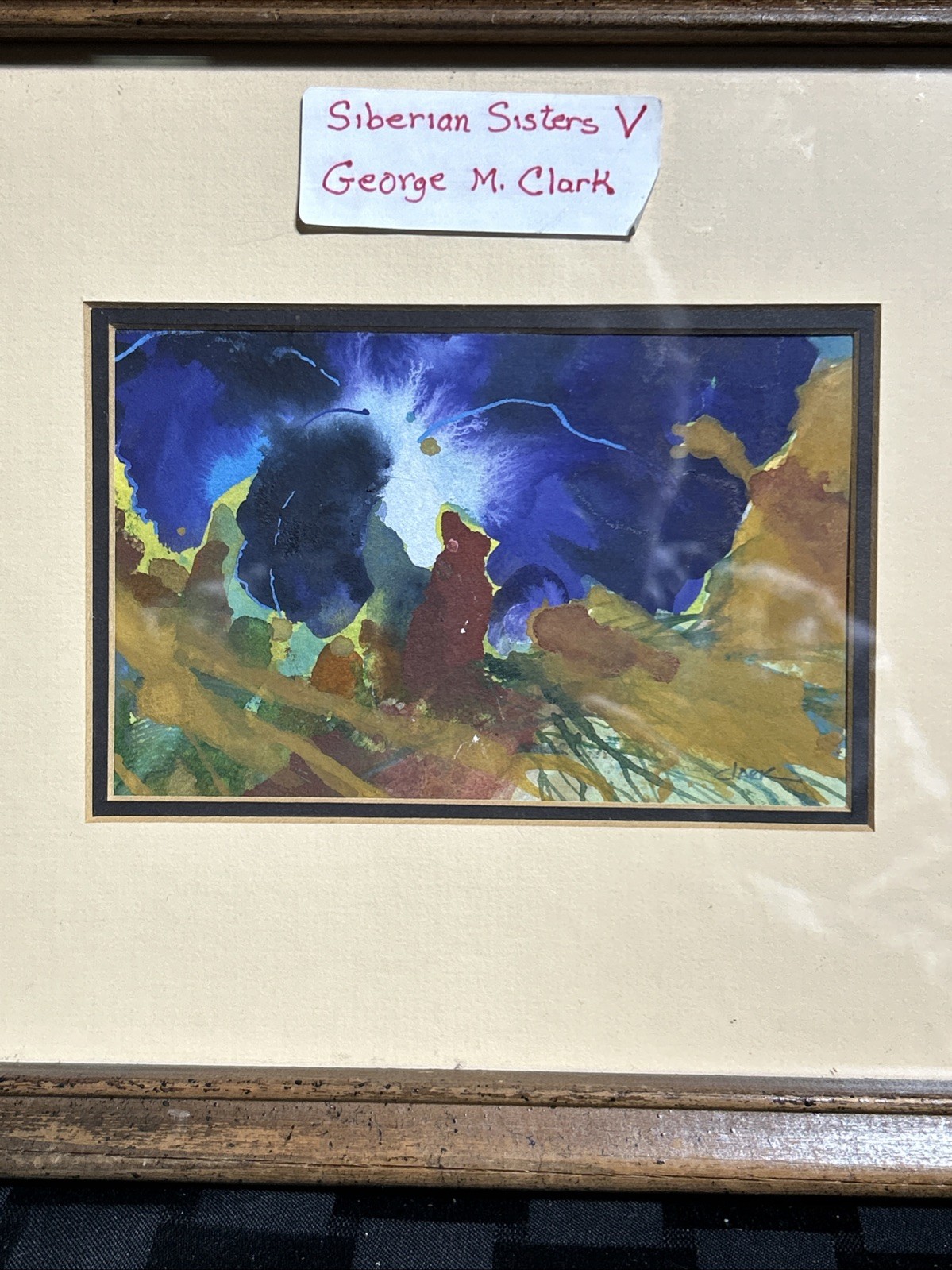 George M. Clark Watercolor Original “Siberian Sisters V”