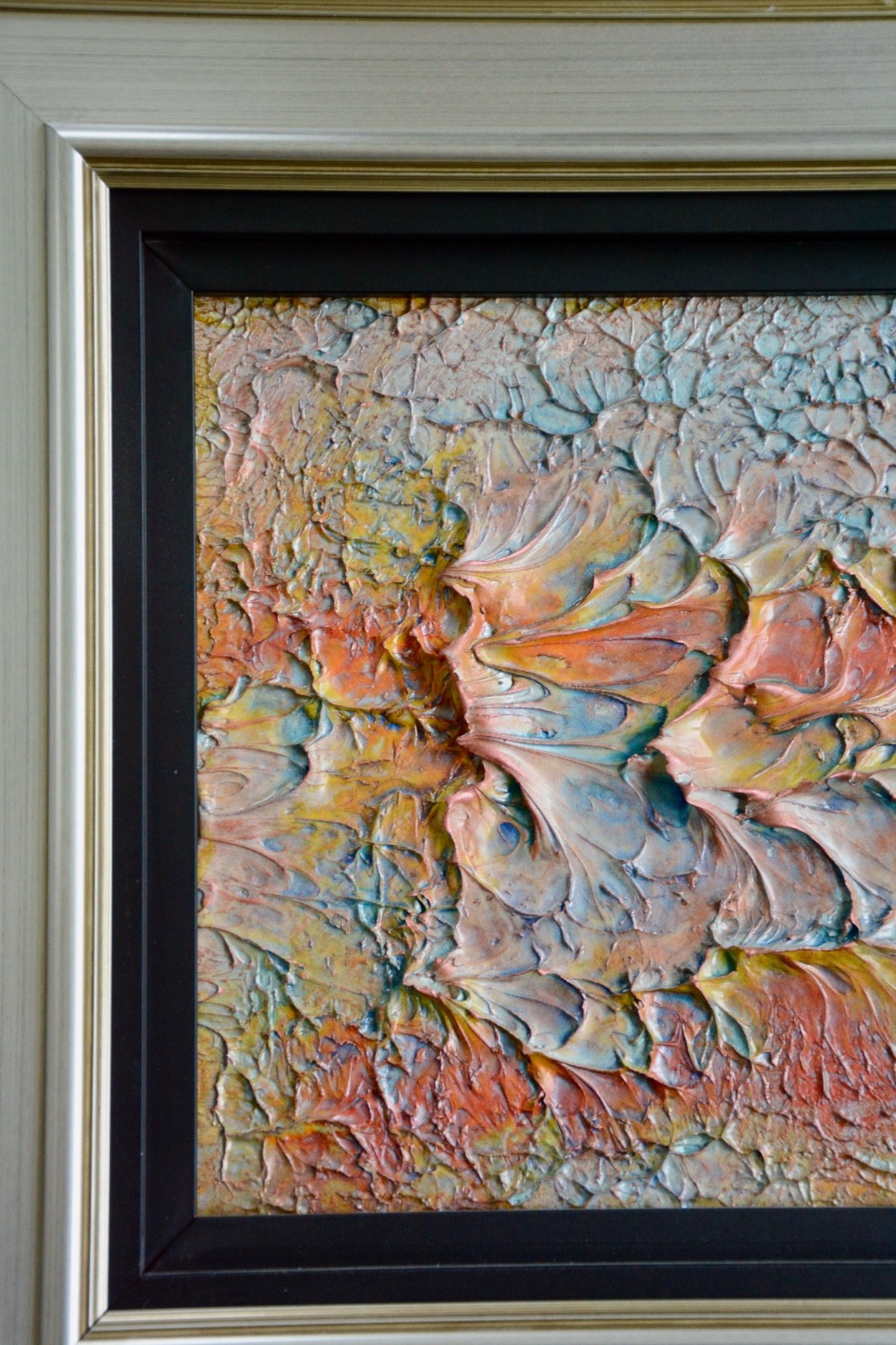 Autumn de Forest Framed Original Acrylic Painting Tiny Reflections Ver. III #1