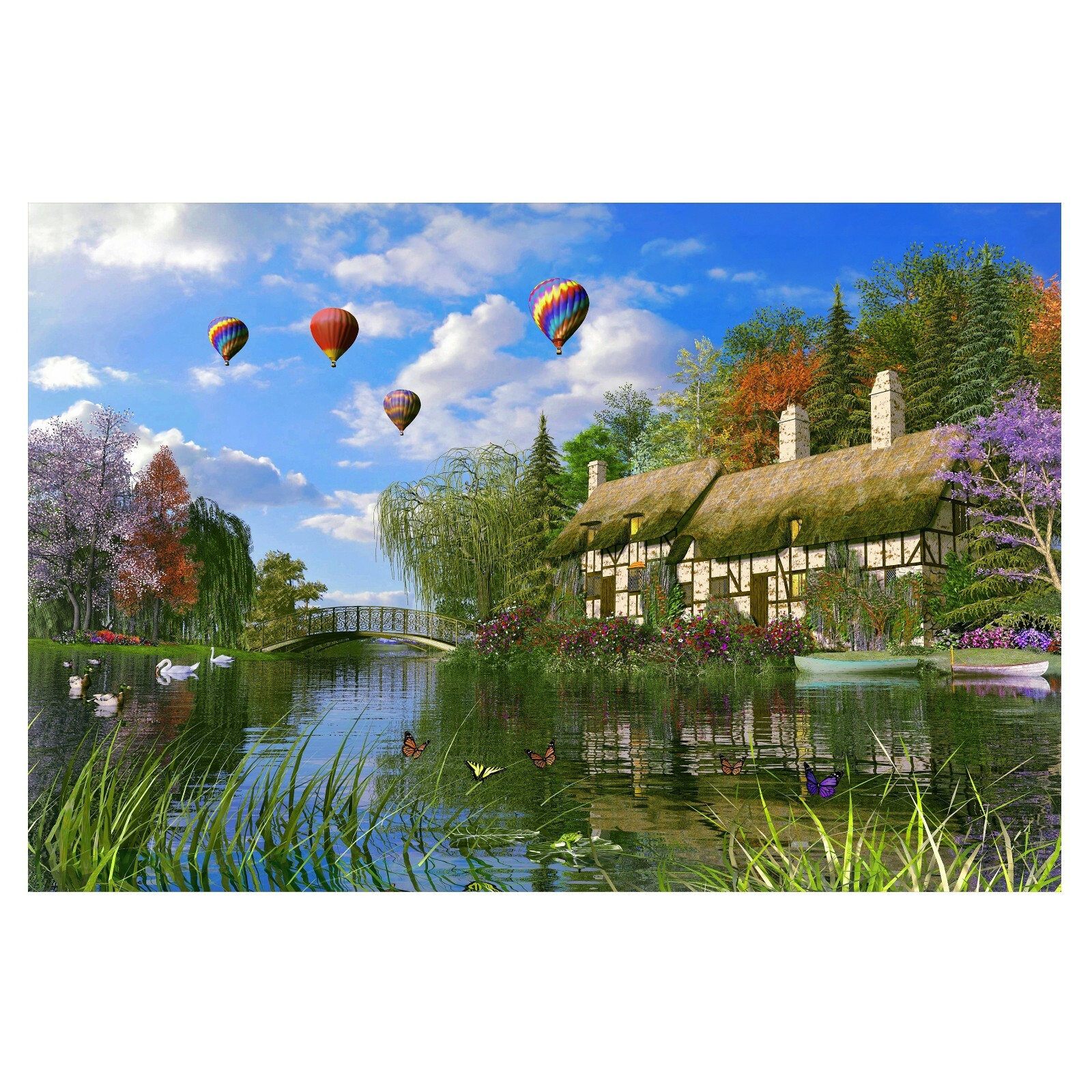 Puzzle 1000 Pieces Art Paintings 3 different by Wuundentoy & FREE T-SHIRT