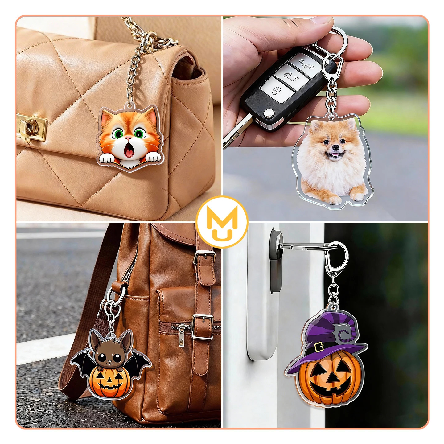 Mai Shiranui Double Sided Key Holder Ingenious Decor Collection Hanging Ornament