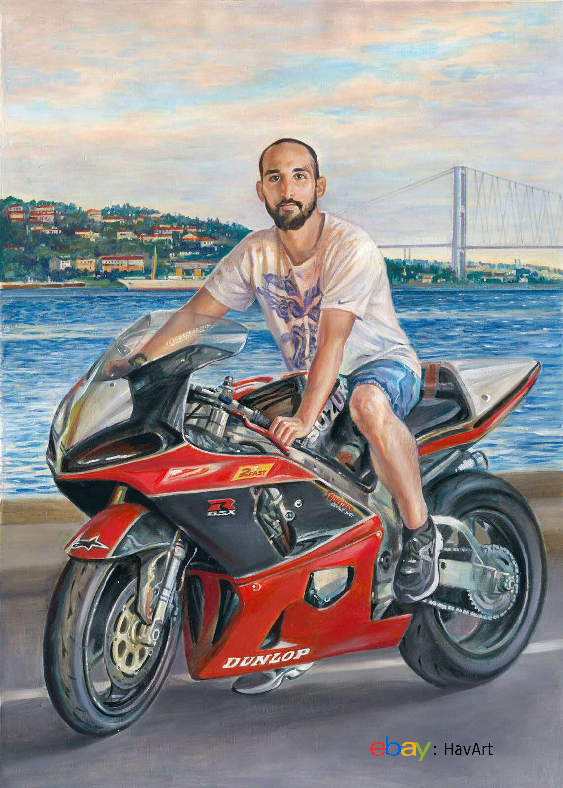 Family Painting Custom Oil Portrait Painting from Photo 100% handpainted oil art