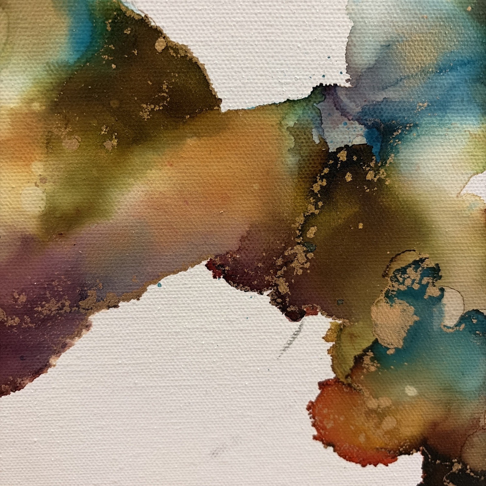 Abstract Alcohol Ink Art Work Signed -Ingrid Elizabeth Art 2022 (6)