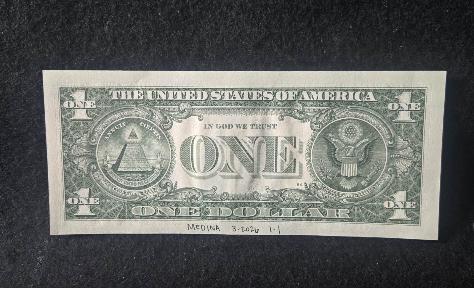 TRUMP. NETANYAHU. AMERICA.Hand Painted. New Bank Note. Real USD Dollar Bill. COA