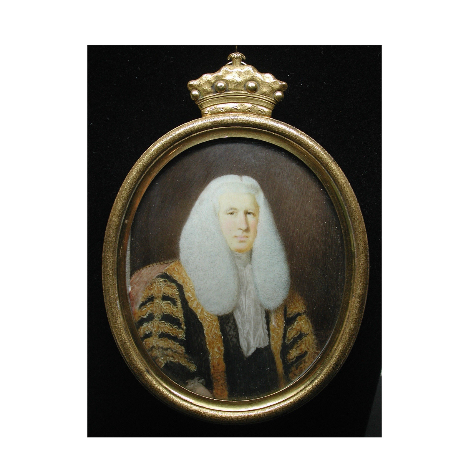 Portrait Miniature of Lord Kenyon, Framed Oval, British, c. 1750-1799