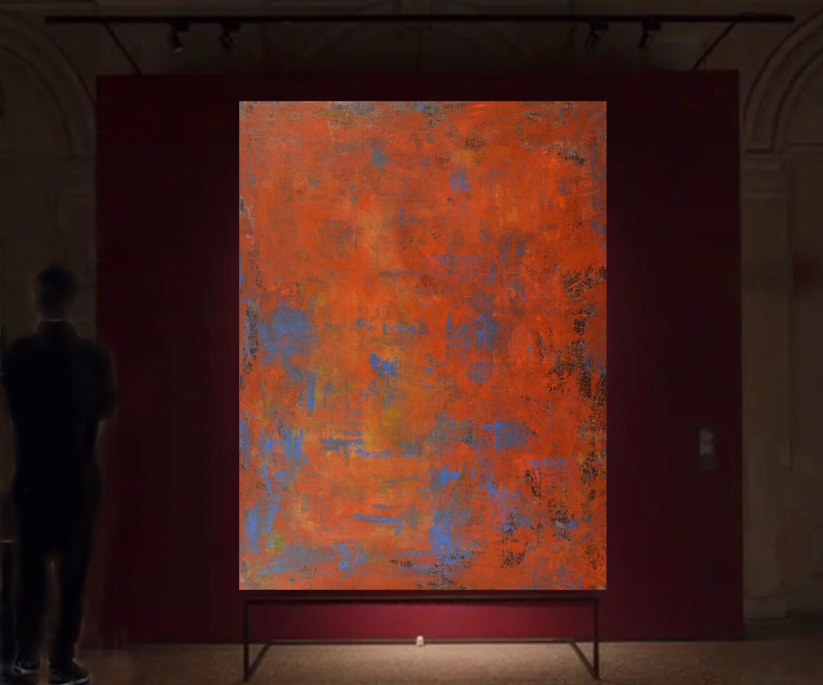 Mark Little original Professional￼ canvas￼ Painting 81” X 62” (6ft 9in)Abstract