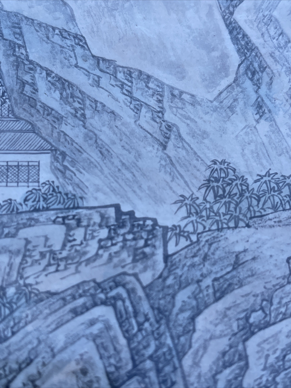 ANTIQUE FINE OLD CHINESE LANDSCAPE PAINTING SCHOLAR MASTER 18TH TO 19TH CENTURY