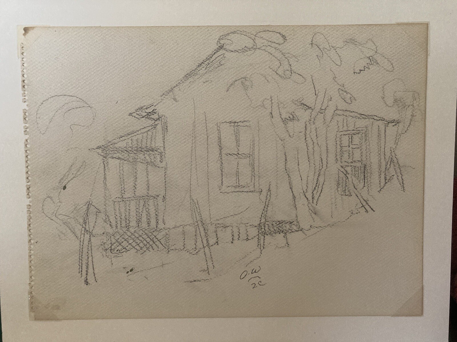 Olaf Weighorst Original Pencil Drawings – 3 individual