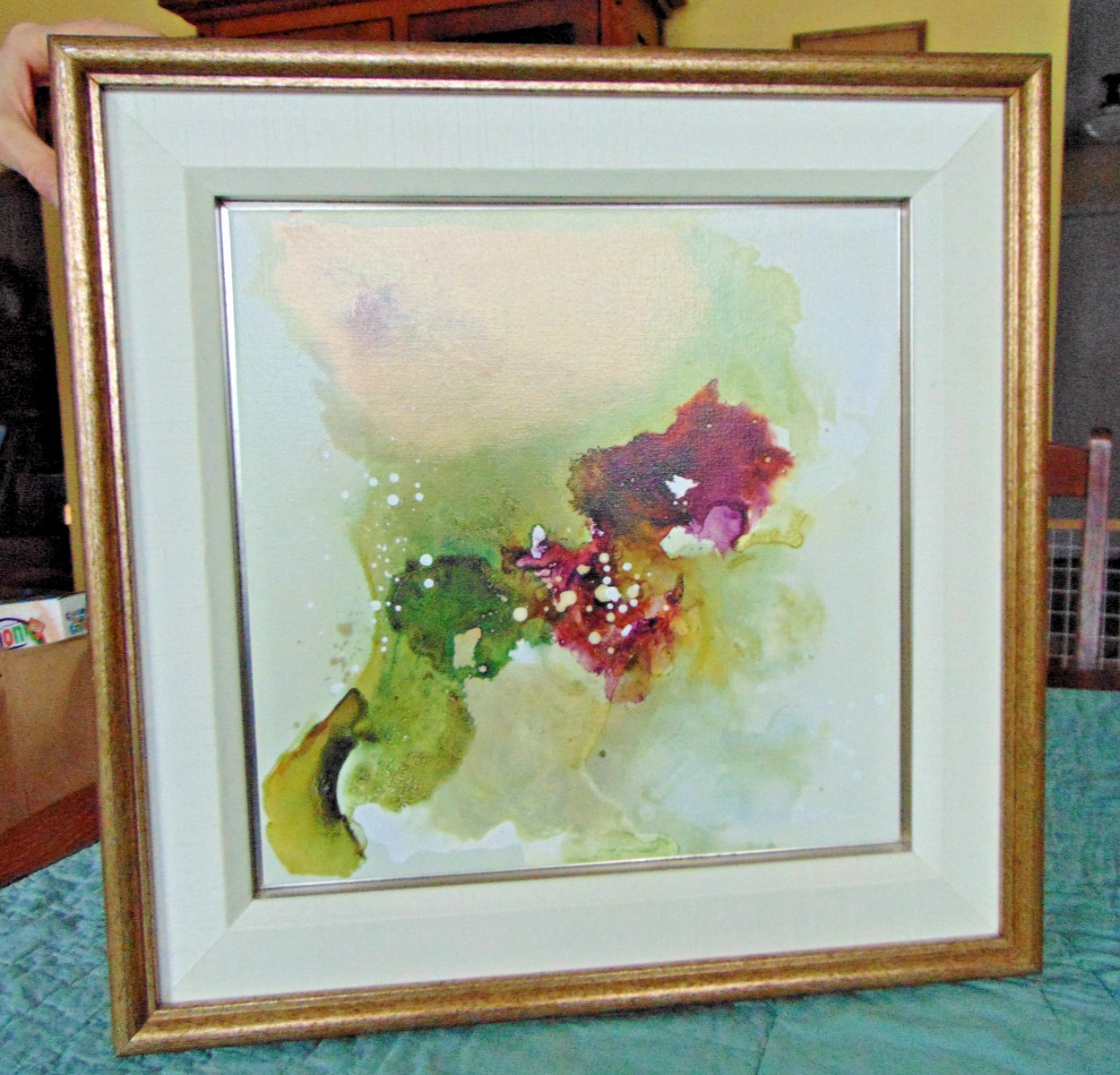 High-end wall art; Gastone Giclee; Three pieces; 23×23″; Ethan Allen ‘Oasis’