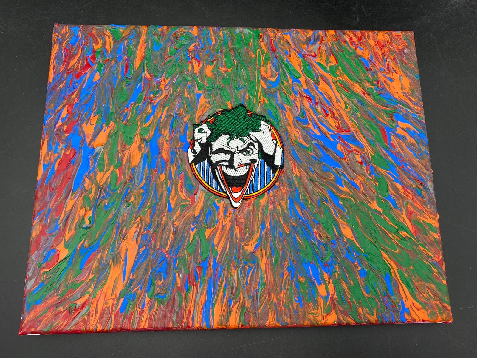The Joker Original Painting Art By Aaron Goodwin 1/1 Canvas 11×14