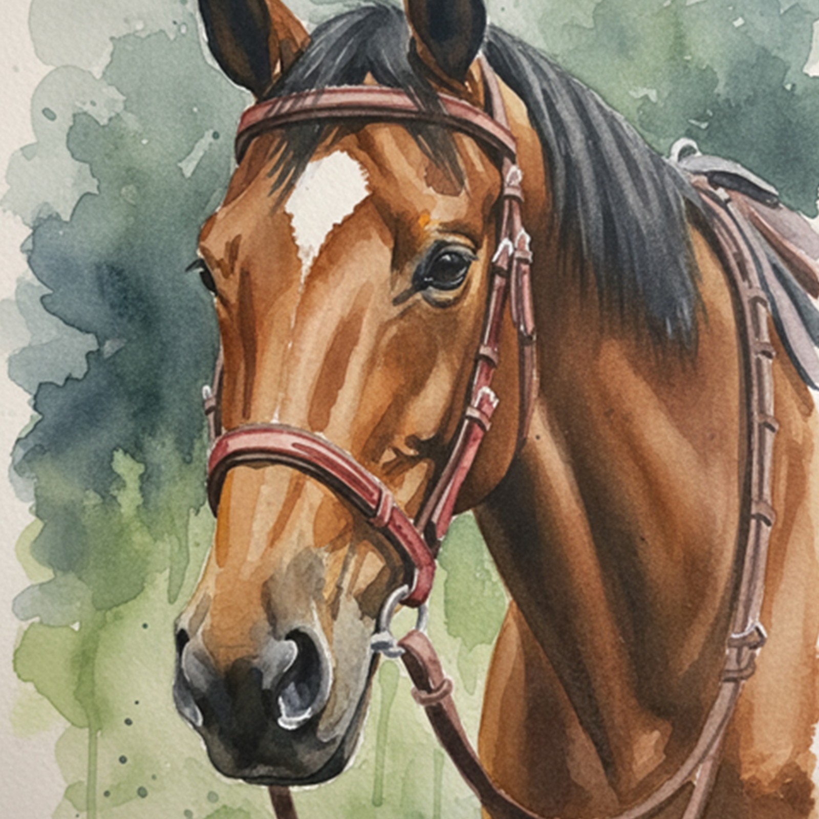 Original 8×10 Size Custom Hand painted watercolor Pet portraits