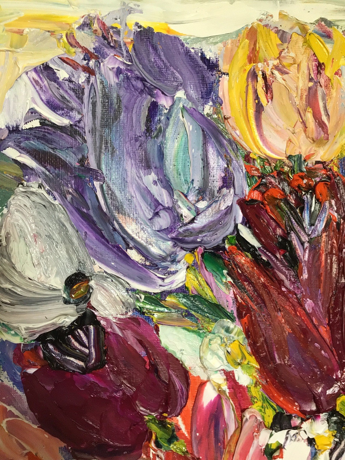 Tulips 2. Original Oil Pairing