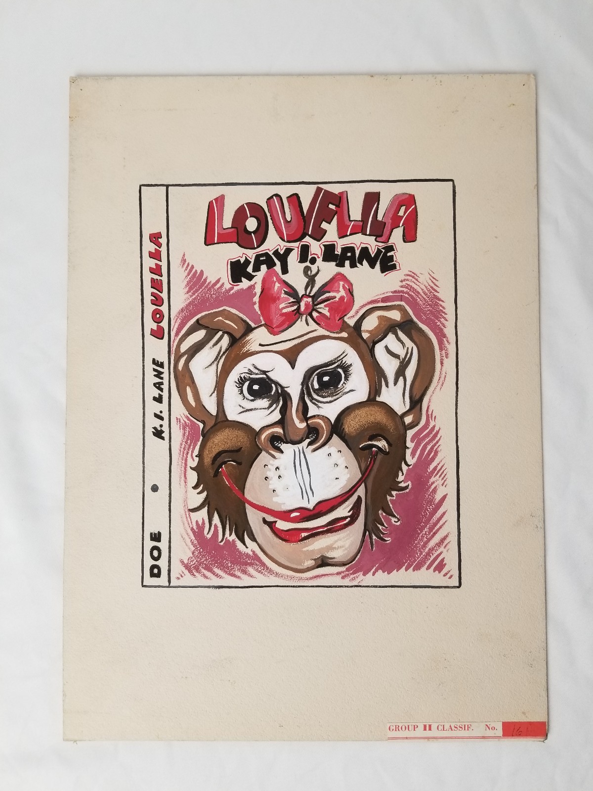 Allen Shapiro «A JAY Harry Chess» Famed GAY EROTIC Cartoonist Monkey Book Design