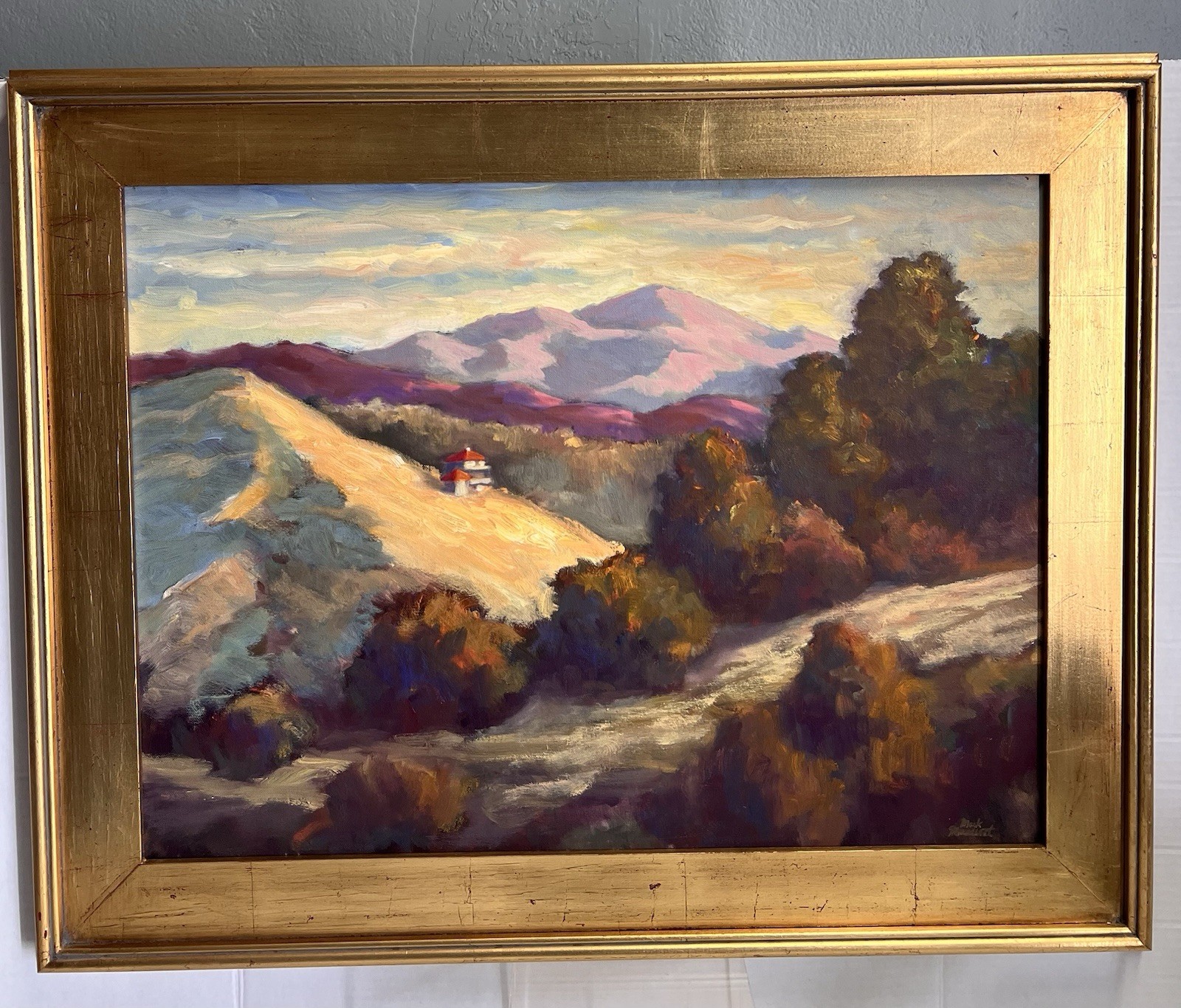 Mark Monsarrat Original Oil Painting “Mtn Diablo Orinda Hills” 18×24
