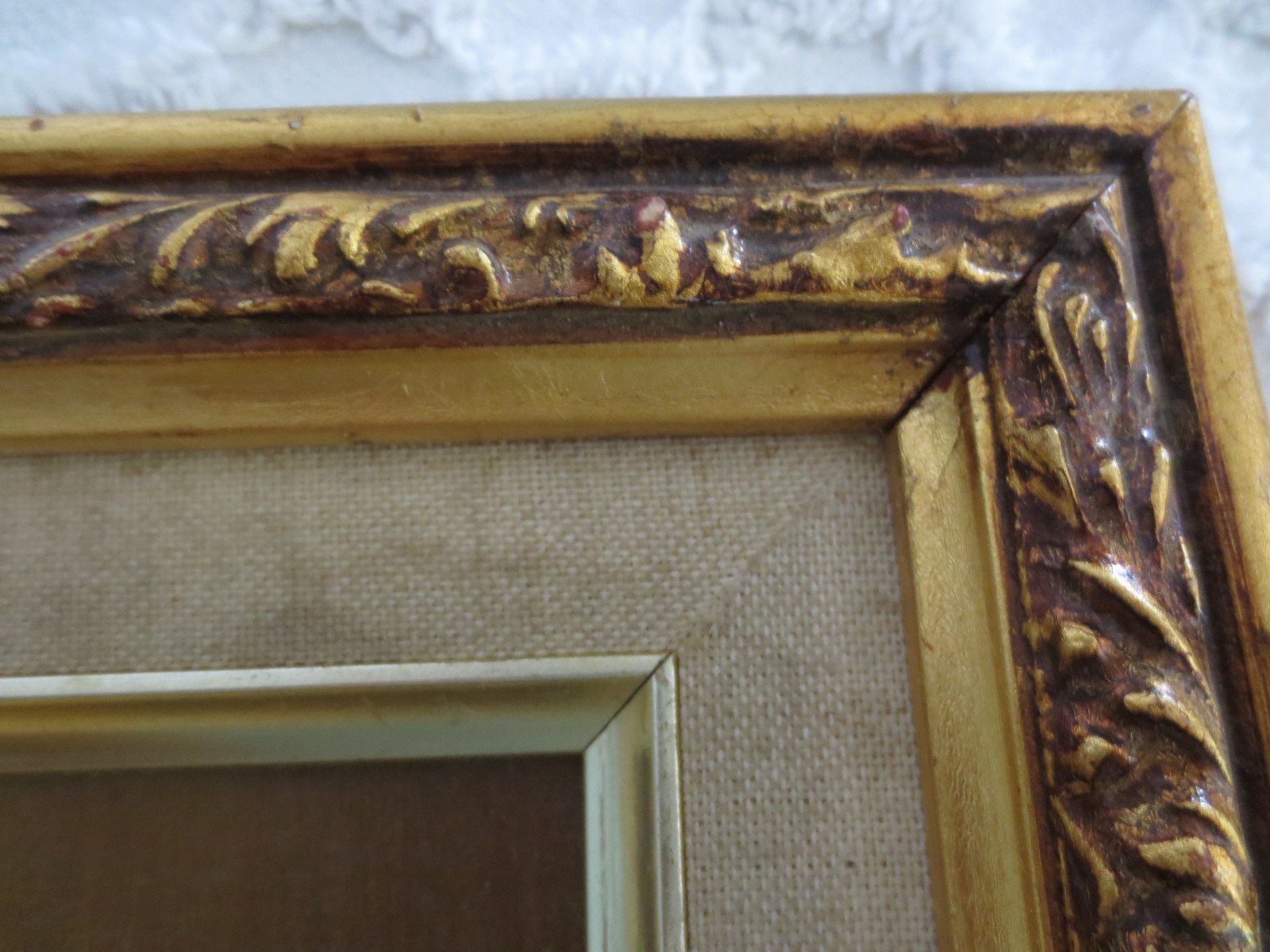 Framed SIGNED Robert Cox DAISY FLORAL BOUQUET Oil PAINTING – 10-1/2″ x 8-1/2″