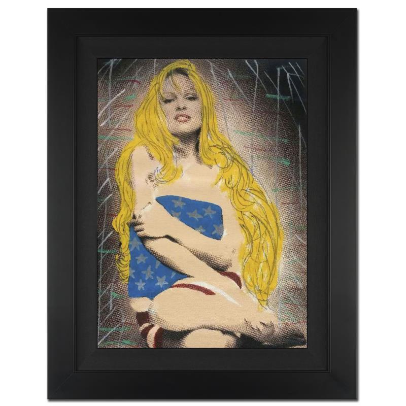Ringo «Patriotic» signed canvas original art, framed