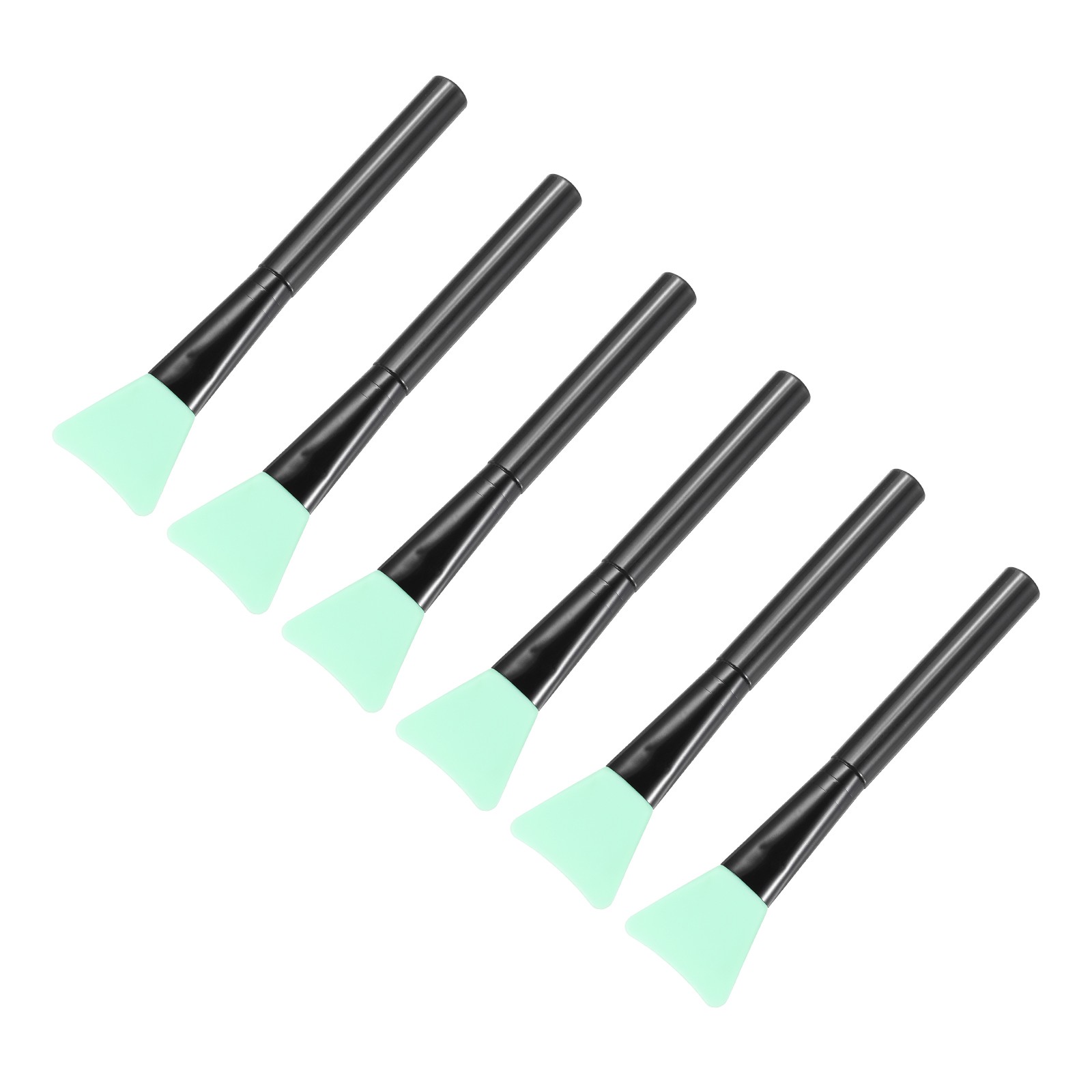 Silicone Epoxy Brushes Blue Applicator DIY Brush, Pack of 6