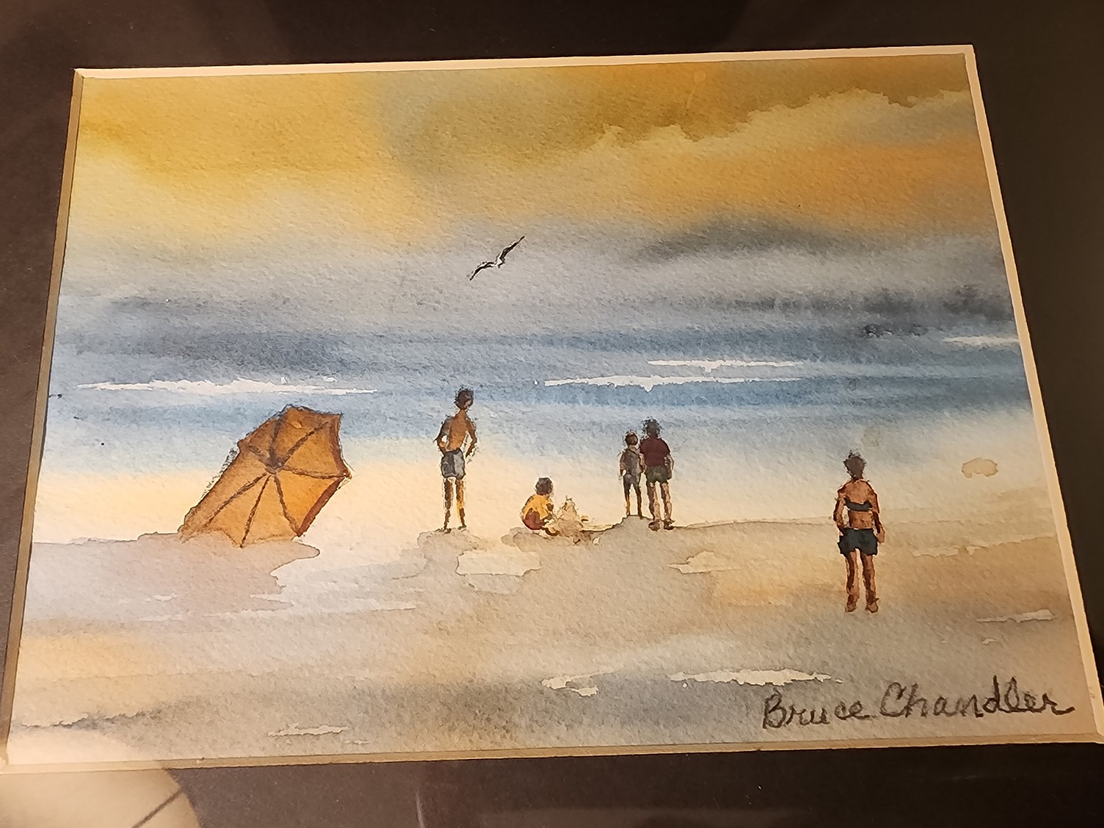 Bruce Chandler Signed Watercolor North Carolina